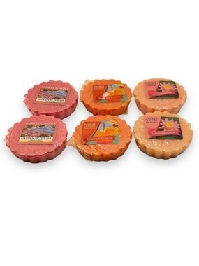 Yankee Candle Garden By The Sea, Paradise Punch, Lotus Blossom Retired Wax Melts
